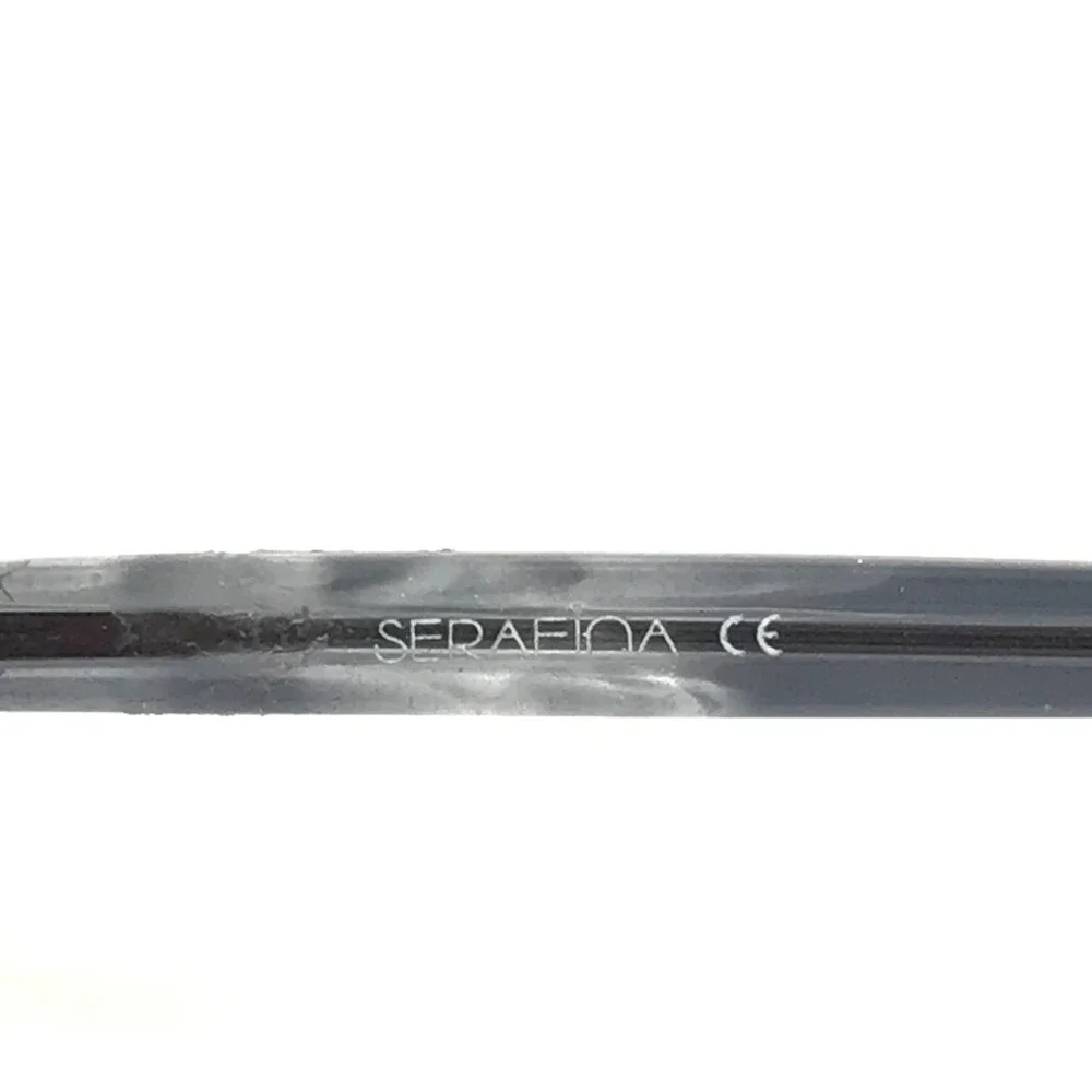 Serafina Eyewear Eyeglasses Frames LORNA Light Gunmetal Crystals 51-17-135